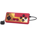 Joystick Wired RETRO GENESIS CONTROLLER 8 BIT P1 red and gold (7 pin)