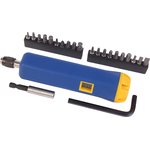 Отвертка динамометрическая 1/4 с набором бит и адаптеров (в кейсе) JTC /1