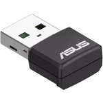 ASUS USB-AX55 NANO Беспроводной двухдиапазонный USB 2.0 адаптер AX1800 ...