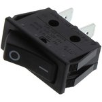 TRG22F2FBBNN, Rocker Switches SPST BLK 16A ON-OFF