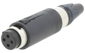 Фото 1/2 NC3FM-C, convertCON - World's first 3 pole unisex XLR cable connector