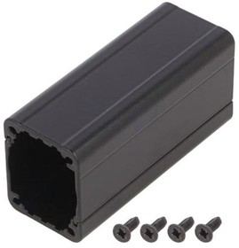 Фото 1/2 NA-HOUSING, Modules - Extrusion profile set including screws - black plated - for combination with all D Shape connectors