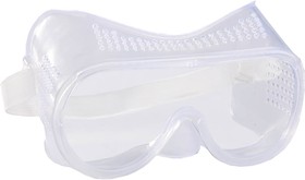 Фото 1/3 1102, STAYER стекло из ударопрочного поликарбоната, защитные очки с прямой вентиляцией, Professional (1102)