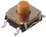 KSC441G70SHLFSPF, Tactile Switches Tact 6.2 x 6.2, 5.1 mm H, 4.0N, G leads, Potting Friendly, IP67