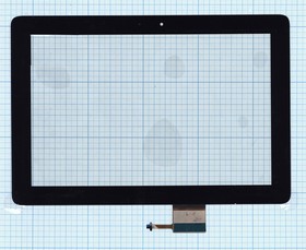 Фото 1/2 Сенсорное стекло (тачскрин) для Huawei MediaPad 10 Link (D2S10-231L) черное