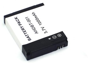 Фото 1/2 Аккумуляторная батарея для видеокамеры GoPro HD HERO, HERO2 (AHDBT-001) 3.7V 1000mAh Li-ion