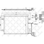 10-45180-SX, 10-45180-SX_!радиатор конд.\ Audi A4 2.7i/1.9TDi/2.5TDi 97-00