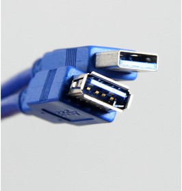 Кабель USB 3.0 А вилка-USB А розетка, длина 1.8 м. PL1303