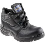 Black Steel Toe Capped Men's Safety Boots, UK 8, EU 42