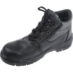 Black Steel Toe Capped Men's Safety Boots, UK 9, EU 43