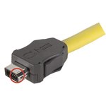 09451812561XL, IX Industrial Series Male IX Industrial Connector, Cable Mount, Cat6a