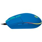 Мышь Logitech G102 LightSync синий оптическая (8000dpi) USB (5but)