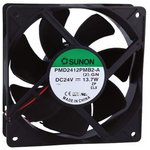 PMD2412PMB2-A (2).GN, PMD Series Axial Fan, 24 V dc, DC Operation, 289m³/h ...