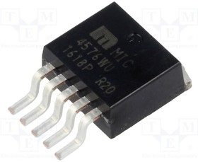 Фото 1/2 MIC4576WU, Conv DC-DC 4V to 36V Step Down Single-Out 1.23V to 33V 3A 6-Pin(5+Tab) TO-263 Tube