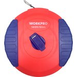 Рулетка 50м фиберглассовый корпус WP263002 WORKPRO