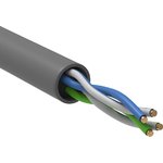 Кабель витая пара U/UTP 5e кат. 2 пары ITK LC1-C5E02-111-100 24AWG solid PVC ...