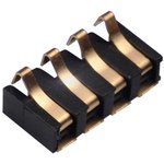 009155005301006, Battery Contacts 5 Way .4um Gold RT Angle 3mm