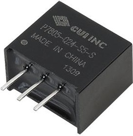 Фото 1/2 P7805-Q12-S2-S, Non-Isolated DC/DC Converters dc-dc non-isolated, 0.5 A, 4.75-28 Vdc input, 2.5 Vdc output, SIP