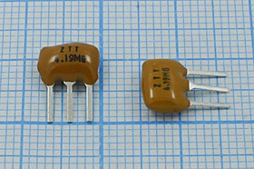 Кварцевый резонатор 4190 кГц, корпус C09x5x07P3, марка ZTT4,19MG, 3P