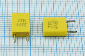 Керамические резонаторы 449кГц с двумя выводами; №пкер 449 \C07x4x09P2\\\\ ZTB449E200\2P-2