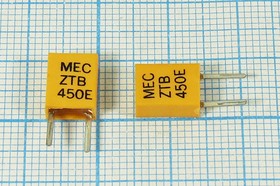 Кварцевый резонатор 450 кГц, корпус C07x4x09P2, точность настройки 3000 ppm, марка ZTB450E, 2P-2 (ZTB450E)