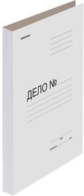 Фото 1/7 Папка без скоросшивателя "Дело", картон, плотность 320 г/м2, до 200 листов, ОФИСМАГ, 127818