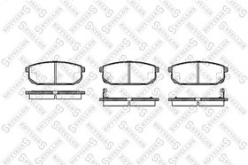 1053 002B-SX, 1053 002B-SX_=1042 02=D11133M-01 !колодки дисковые з.\ Kia Sorento 2.4i/3.5i/2.5CRDi 02-03