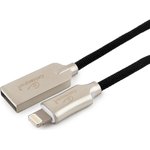 Кабель USB для Apple MFI AM/Lightning длина 1м черный CC-P-APUSB02Bk-1M
