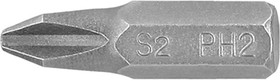 Набор бит Phillips PUDE-1102 PH2, 25 мм, 5 шт 12141