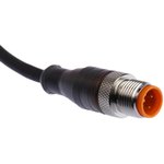 RST 4-RKWT 4-225/5M, Right Angle Female 4 way M12 to Straight Male 4 way M12 ...