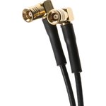 1337817-2, Male SMB to Male SMB Coaxial Cable, 500mm, RG174 Coaxial, Terminated