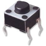 FSM4JH, Tactile Switch, FSMJ Series, Top Actuated, Black, Through Hole ...