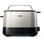 Тостер Philips HD2637/90 830Вт черный/серебристый