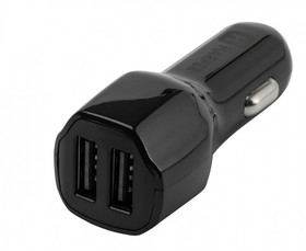 Фото 1/2 Harper Автомобильное зарядное устройство CCH-6220 black (2 USB-порт, 2.1А, DC 24/12 )