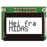 MC20805B6WM-FPTLW-V2, LCD MODULE, 8 X 2, COB, 4.75MM, FSTN
