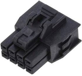 Фото 1/7 105308-1208, Headers & Wire Housings NanoFit TPA Recp Hsg Dual Row 8Ckt Blk