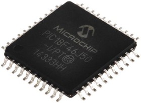 Фото 1/4 PIC18F46J50-I/PT, PIC18F46J50-I/PT, 8bit PIC Microcontroller, PIC18F, 48MHz, 64 kB Flash, 44-Pin TQFP