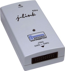 Фото 1/4 J-LINK EDU, USB-JTAG адаптер с широким спектром поддерживаемых CPU ядер (для образовательных целей)