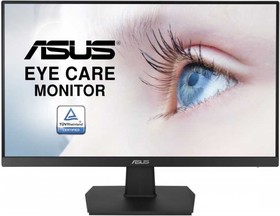 Фото 1/10 Монитор Asus 23.8" VA24EHE черный IPS LED 16:9 DVI HDMI матовая 250cd 178гр/178гр 1920x1080 75Hz VGA FHD 3.57кг