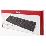 Клавиатура Hama KEY4ALL черный беспроводная BT slim Multimedia для ноутбука