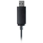 Наушники с микрофоном A4Tech HU-11 черный 2м накладные USB оголовье (HU-11/USB/BLACK)