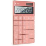 Калькулятор Deli Nusign, ENS041pink, 12-разрядный, розовый