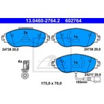 13.0460.2764.2, Колодки тормозные дисковые, комплект