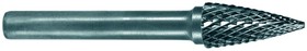 Борфреза по металлу параболическая с заострёнными концами (тип G), карбид вольфрама, d 16 мм,
