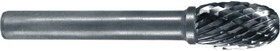 Фото 1/2 Борфреза по металлу овальная тип E, карбид вольфрама, d 10 мм ZI-460029