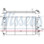 621621, Радиатор системы охлаждения FORD: ESCORT 91 EXPRESS (AVL) 1.4 90-94  ...