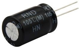 RND 150KHN016M220D11S, Radial Electrolytic Capacitor, 22uF, 3uA, 16V, 43mA