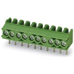 PCB terminal, 15 pole, pitch 3.5 mm, AWG 26-16, 17.5 A, screw connection, green ...