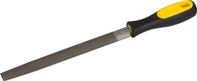 Напильник STAYER 16602-20-2 PROFI полукруглый, с двухкомпонентной рукояткой, № 2, 200мм