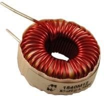 Фото 1/2 1540M10, RF Inductors - Leaded RF Choke, heavy duty hash choke, inductance 1000uH, DC current 0.9A, 1540 series